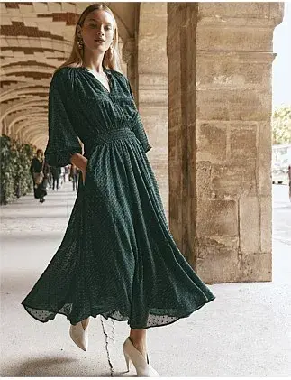 Eb&ive Ayana Maxi Dress Peacock Size M/Au 10 for rent on The Volte - main image