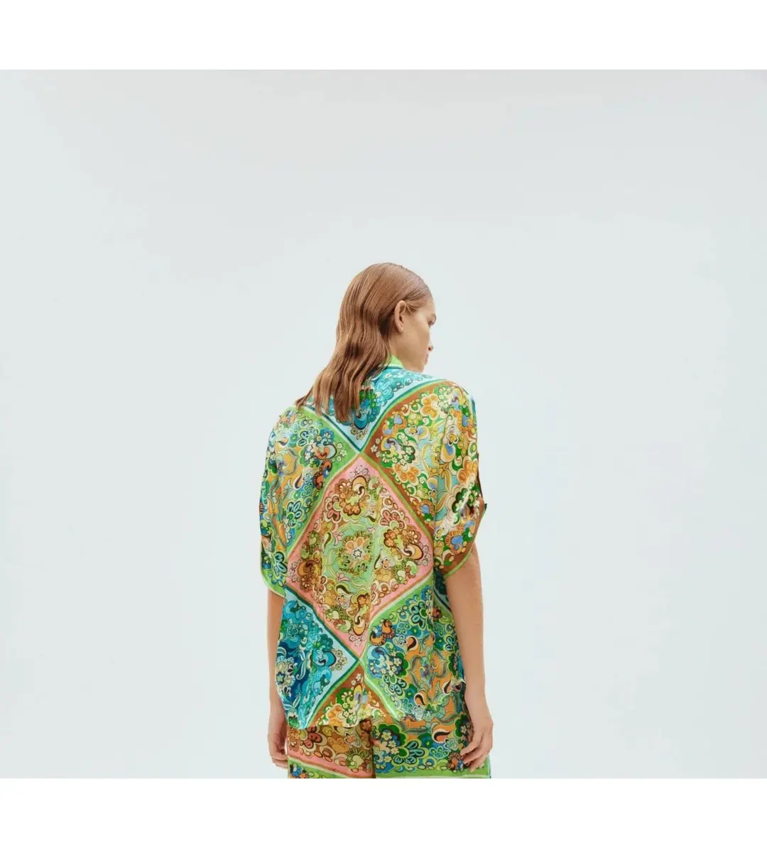 Alemais Dreamer Shirt Multi Print Size AU 6 for rent on The Volte - main image