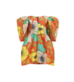 Alemais Piato Sculpt Mini Dress Floral Size 6 for rent on The Volte - image 5