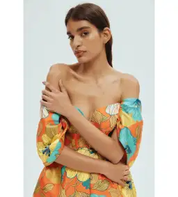 Alemais Piato Sculpt Mini Dress Floral Size 6 for rent on The Volte - image 2