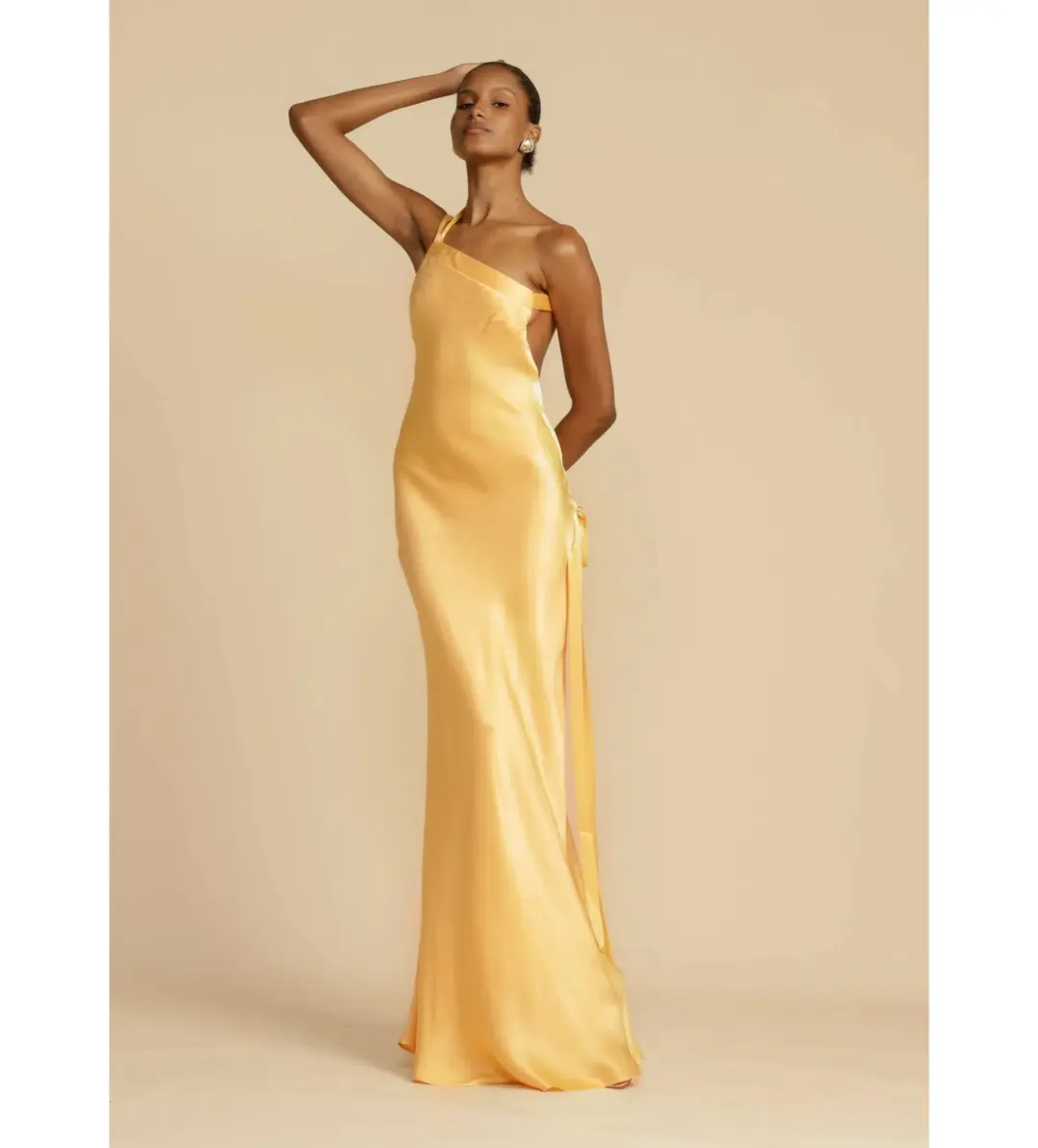 Arcina Ori Monique Dress in Yellow Size Small/ AU 8 for rent on The Volte - main image
