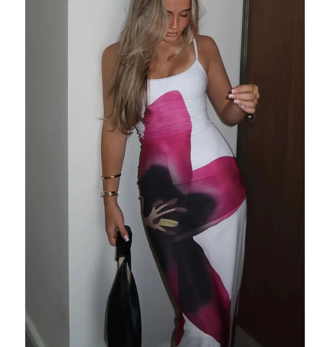 With Harper Lu Pearl Lily Slip Maxi Dress Floral Size XS / AU 6 for rent on The Volte - main image