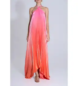 L'idee Deesee Gown Sunset Ombre Size 6