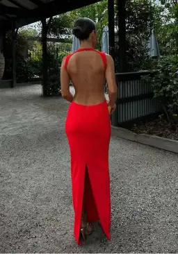 Effie Kats Valencia Gown in Orange Size S / AU 8 for rent on The Volte - image 3