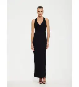 Effie Kats Black Eiza Gown in Black Size Small / AU 8 for rent on The Volte - image 1