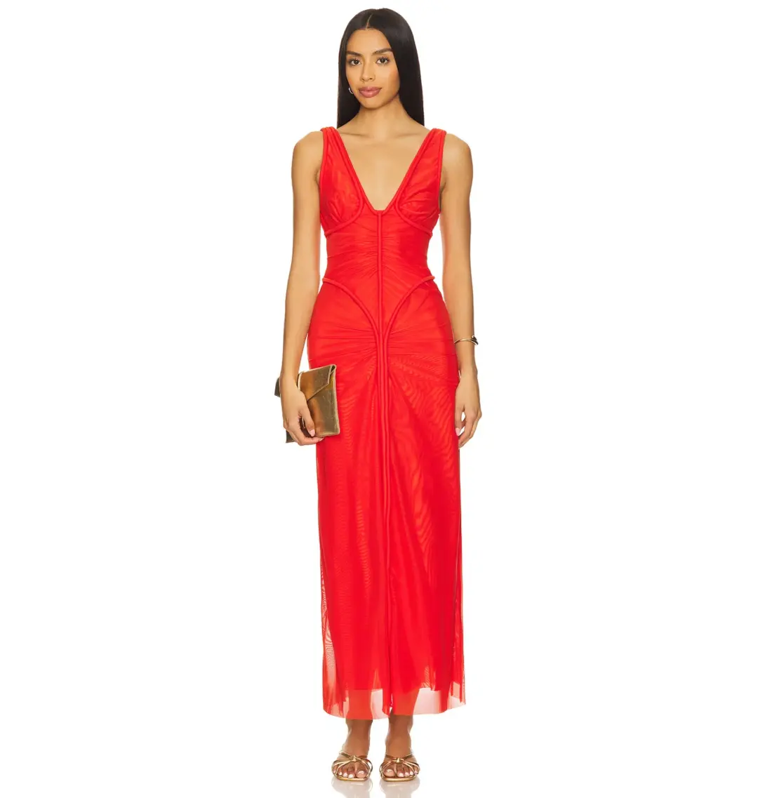 Significant Other Tillie Maxi Dress Red Size S / AU 8 for rent on The Volte - main image