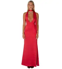 I Am Delilah Margot Maxi Dress Cherry Size XS/Au 6 for rent on The Volte - image 1