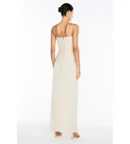 Manning Cartell Double Time Pleat Maxi Dress Nougat Size XXS/AU 4 for rent on The Volte - image 3