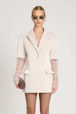 Eliya The Label Carter Dress in Cream Size 8 for rent on The Volte - image 1