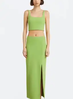Bec & Bridge Karina Maxi Skirt & Bodice Sweet Pea Green Size 8
