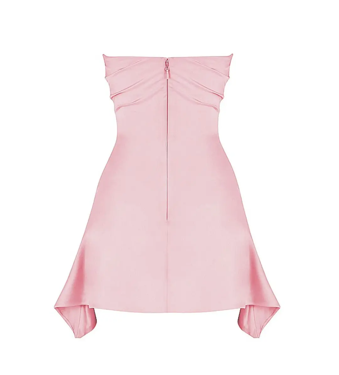 House of CB Jasmine Draped Strapless Corset Mini Dress Rose Pink Size XS/AU 6 for rent on The Volte - main image