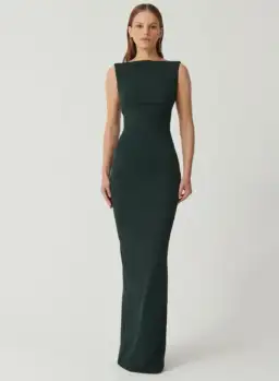 Effie Kats Verona Gown Sacramento Maxi Green Size AU 10 for rent on The Volte - image 1