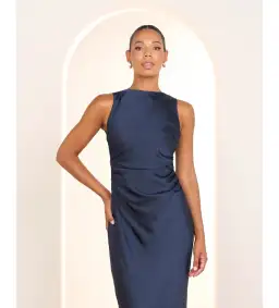 Pilgrim Gita Boat Neck Maxi Dress Navy Size 10 for rent on The Volte - image 4