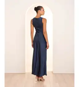Pilgrim Gita Boat Neck Maxi Dress Navy Size 10 for rent on The Volte - image 3