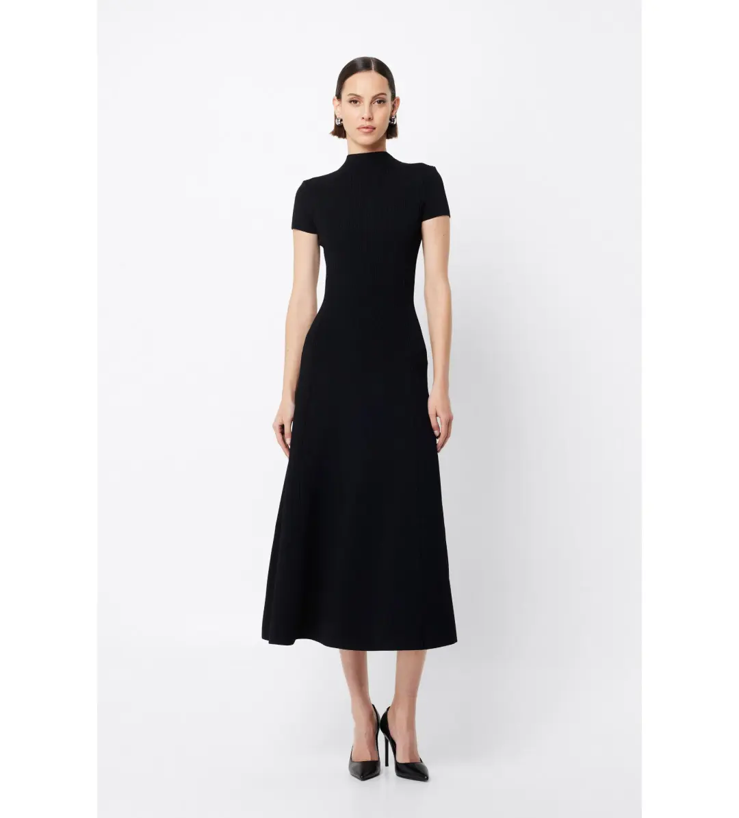Mossman Manhattan Maxi Dress Black Size 14 for rent on The Volte - main image