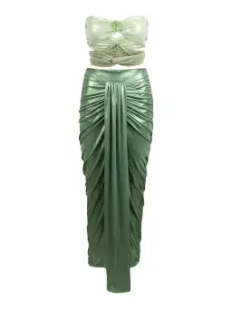 Baobab Giselle Maxi Dress Cucumber Green Size L /Au 12 for rent on The Volte - image 4