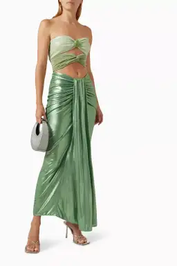 Baobab Giselle Maxi Dress Cucumber Green Size L /Au 12 for rent on The Volte - image 1