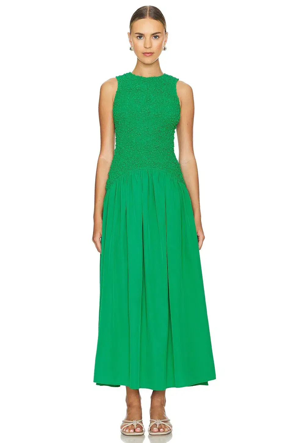 The Wolf Gang Marisol Maxi Dress Emerald Small S / Size AU 8 for rent on The Volte - main image