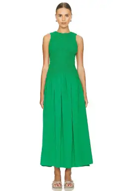 The Wolf Gang Marisol Maxi Dress Emerald Small S / Size AU 8 for rent on The Volte - image 1