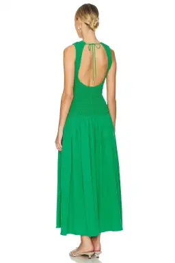 The Wolf Gang Marisol Maxi Dress Emerald Small S / Size AU 8 for rent on The Volte - image 3
