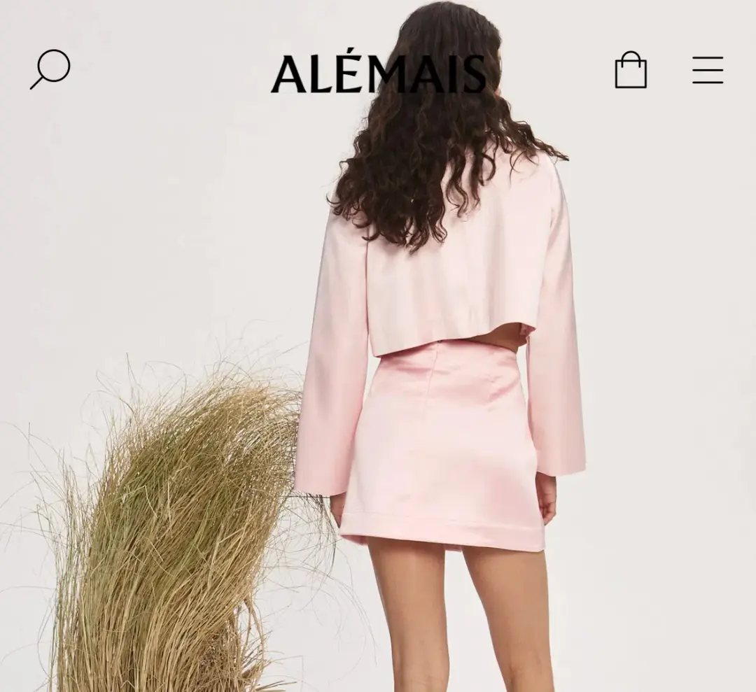 Alemais Inez Skirt & Cindy Embellished Exclusive Top Pink Size AU 14 for rent on The Volte - main image