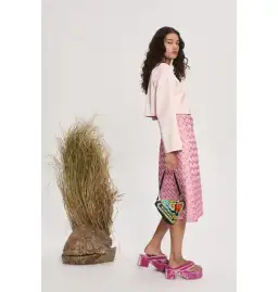 Alemais Inez Skirt & Cindy Embellished Exclusive Top Pink Size AU 14 for rent on The Volte - image 2