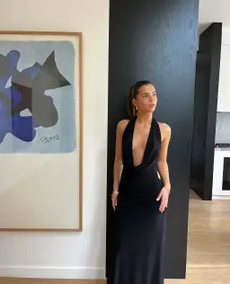 La Marie, Nadia dress, black, Size 8 for rent on The Volte - image 2