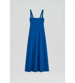 Scanlan Theodore Crepe Knit Square Neck Dress Azure size 10 for rent on The Volte - image 4