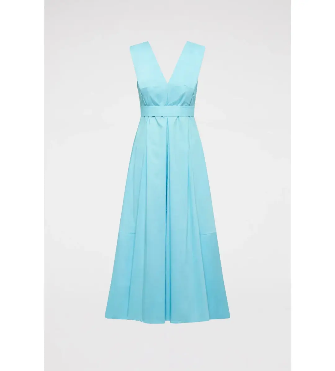 Scanlan Theodore Parachute Panelled Midi Dress in Sky Blue Size S / AU 8 for rent on The Volte - main image