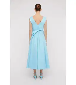 Scanlan Theodore Parachute Panelled Midi Dress in Sky Blue Size S / AU 8 for rent on The Volte - image 3
