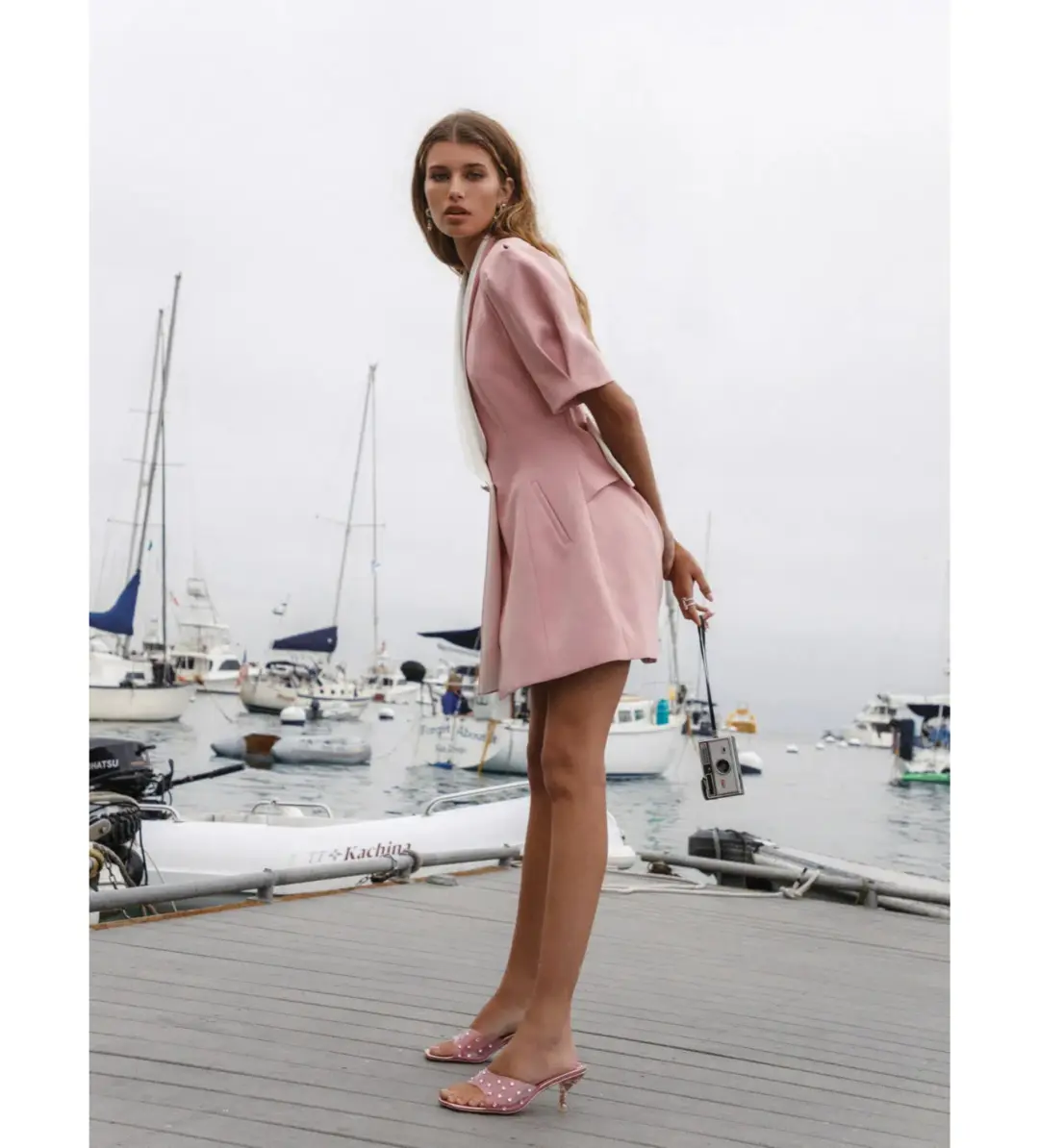 Nana Jacqueline Alia Mini Dress in Pink Size AU 8 for rent on The Volte - main image