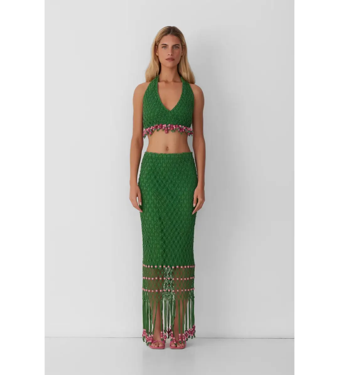 The Wolf Gang Reis Beaded Skirt & Top Size 8 for rent on The Volte - main image