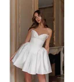 Rosie Etienne Valentina in White Size AU 8 for rent on The Volte - image 3