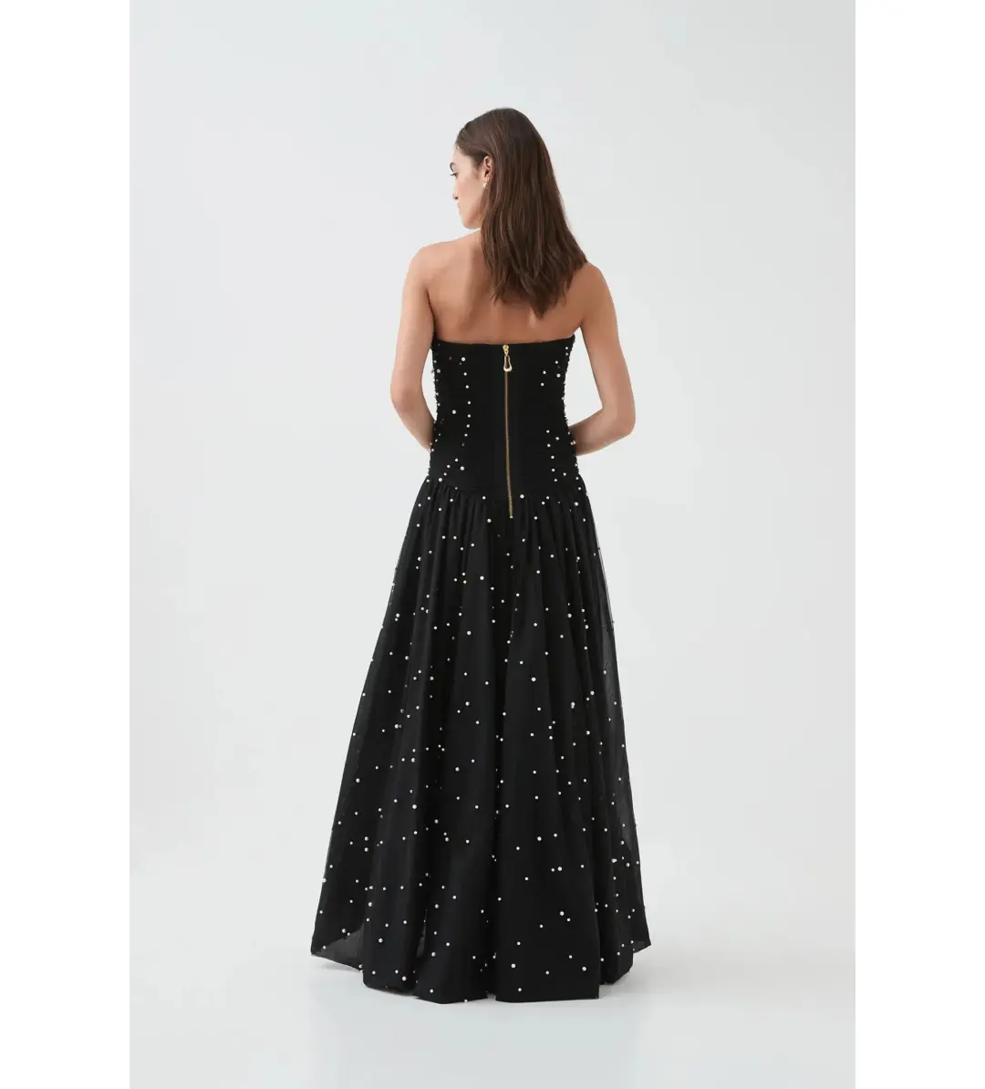 Aje Juniper Gown in Black Size XL / AU 14 for rent on The Volte - main image