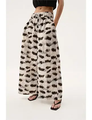 AJE Airlie Relaxed Pants Light Plume Size 10 for rent on The Volte - main image