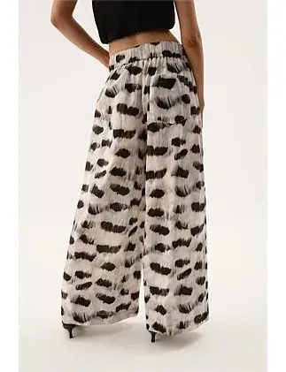 AJE Airlie Relaxed Pants Light Plume Size 10 for rent on The Volte - main image