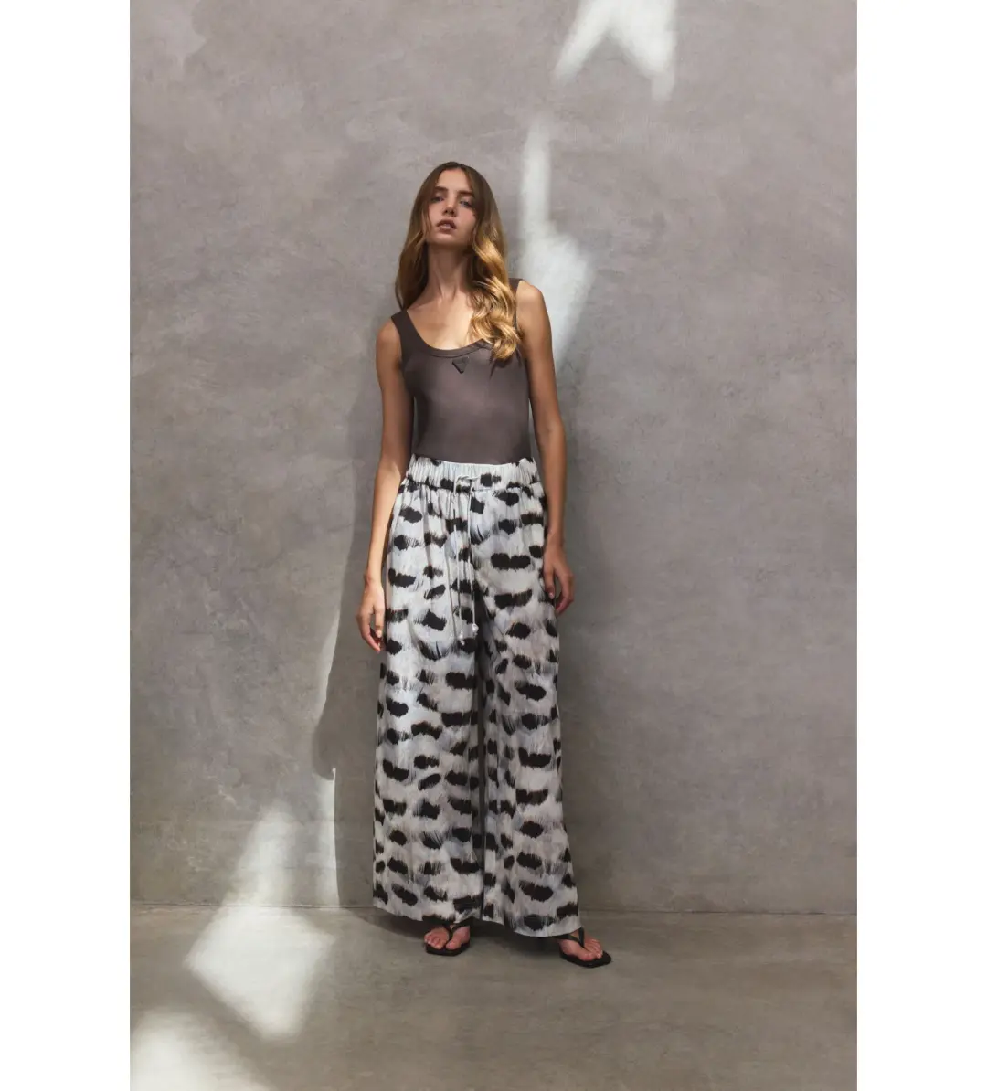 AJE Airlie Relaxed Pants Light Plume Size 10 for rent on The Volte - main image