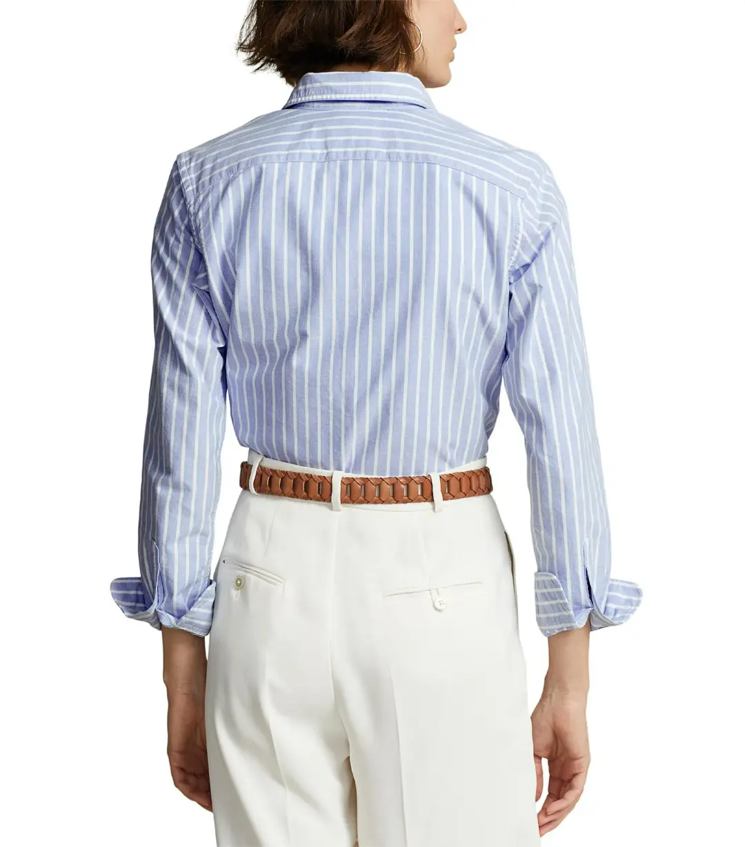 Polo Ralph Lauren Classic Fit Oxford Shirt Blue Size AU 8 for rent on The Volte - main image