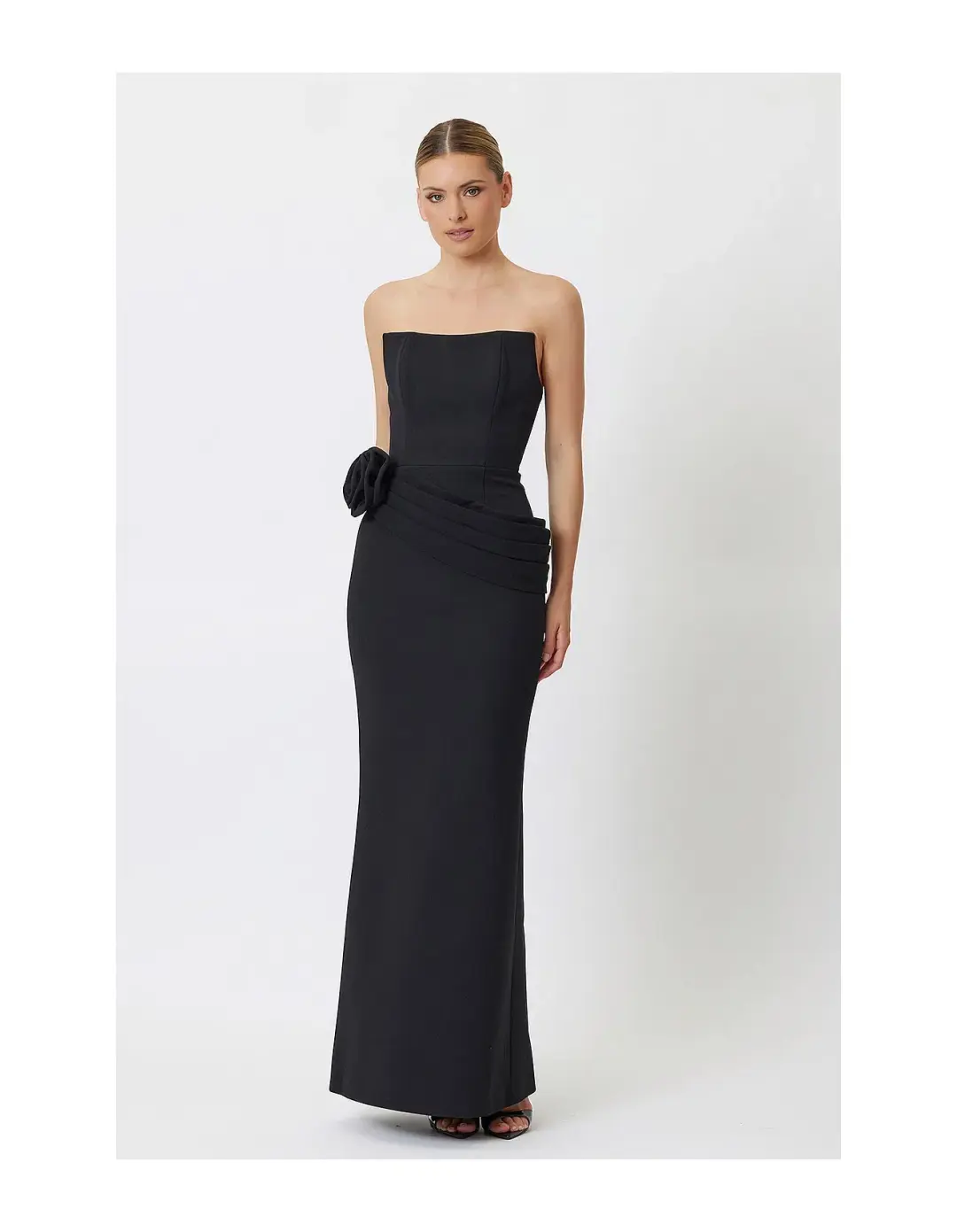Bianca & Bridgett Illiyana Maxi Dress Black Size AU 8 for rent on The Volte - main image