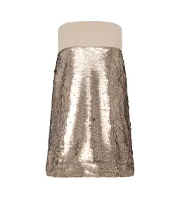 Aje Nebula Mini Dress in Champagne Sequin Size AU 6 for rent on The Volte - image 5
