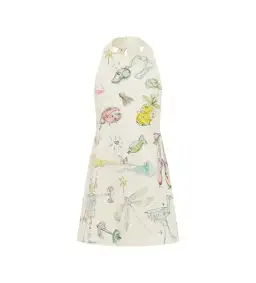 Alemais Court Mini Dress Cream Print Size AU 10 for rent on The Volte - image 6