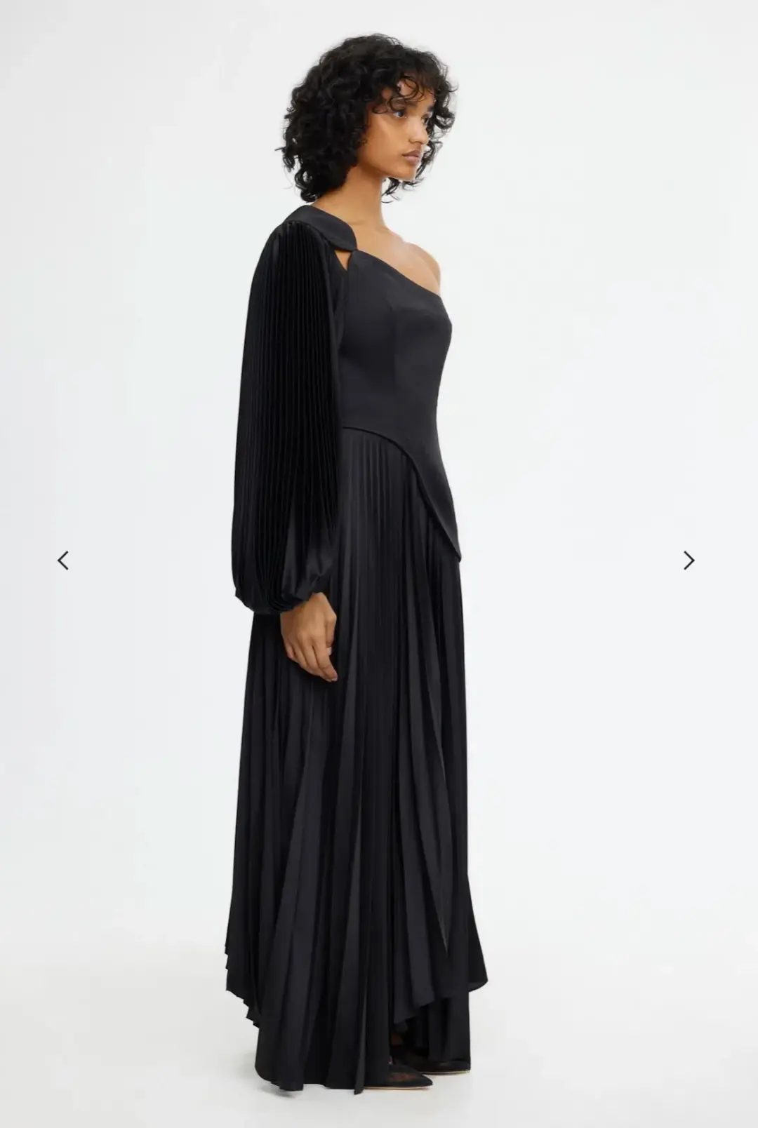 Acler Denbury Maxi Dress Black Size 10 for rent on The Volte - main image