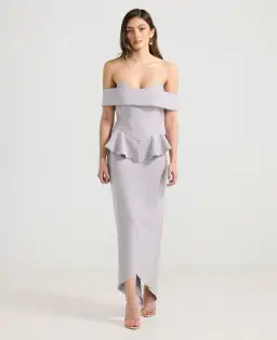 Derma Department Zendaya Gown Grey Mauve Size 16 for rent on The Volte - image 1