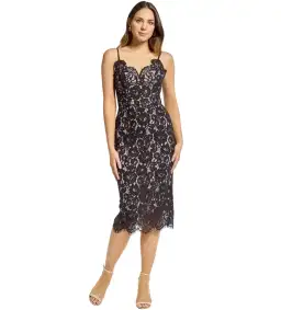 Lover Ingenue Slip Dress in Multi Size 6