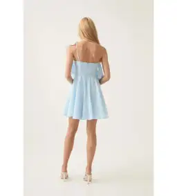 Aje Genesis Mini Dress in Sea Breeze Size L / AU 12 for rent on The Volte - image 3