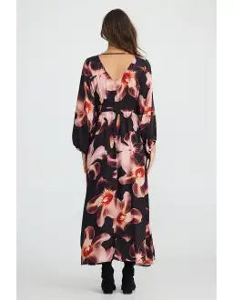 Brave + True Sunshine Midi Dress Night Orchid Size AU 12 for rent on The Volte - image 5
