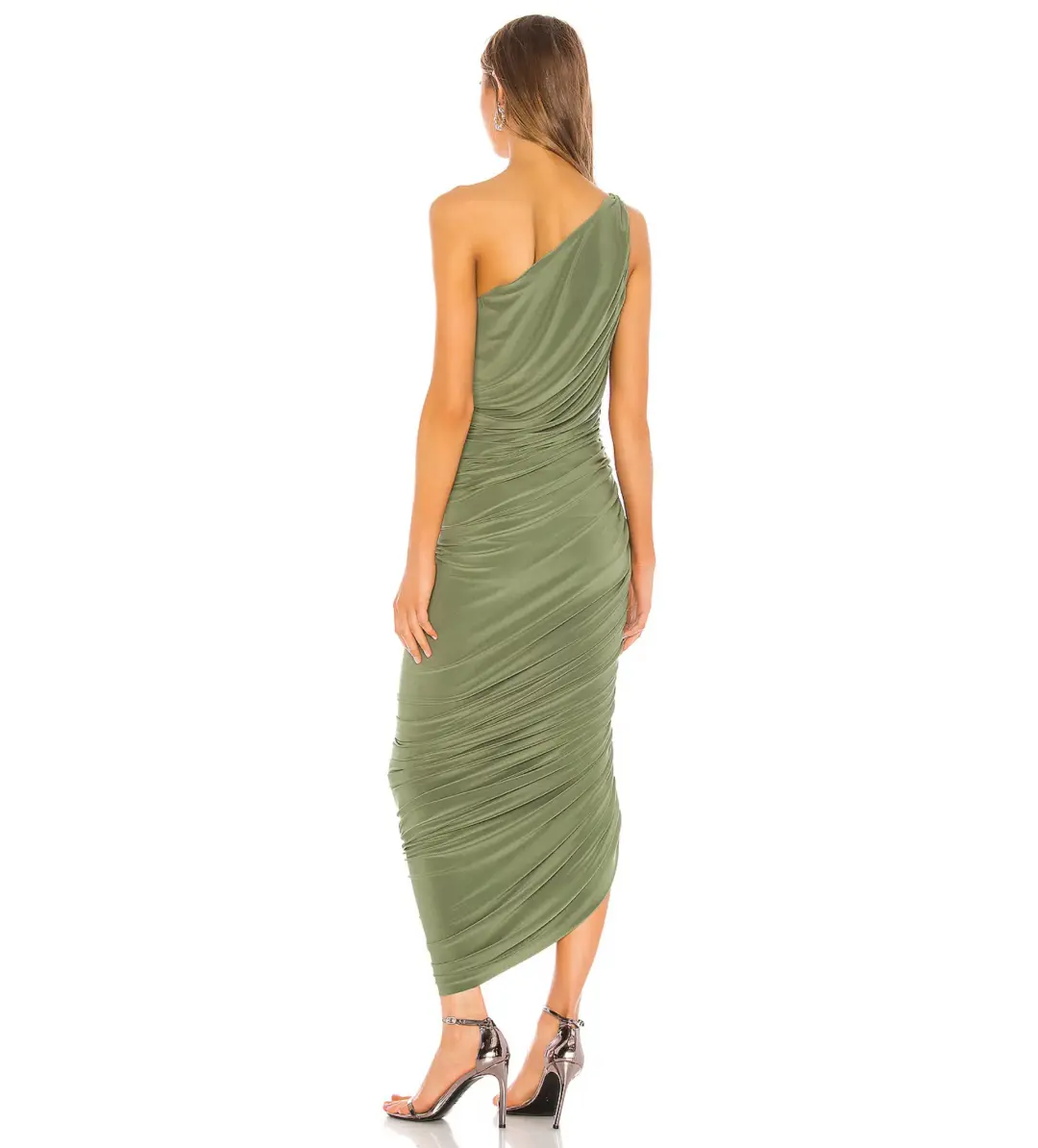 Norma Kamali Diana Gown in Celadon Size M / AU 10 for rent on The Volte - main image