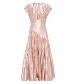 Aje Serendipity Reflection Midi Dress Blush Pink Size 12 for rent on The Volte - image 2