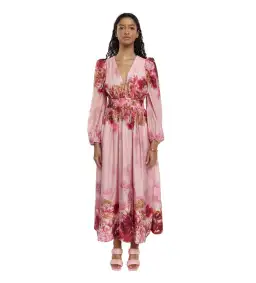 Sheike Swan Lake Dress Pink Print Size 16 for rent on The Volte - image 1