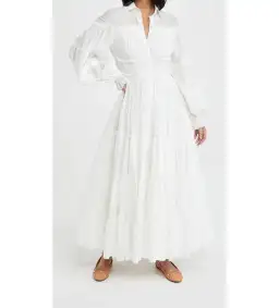 Aje Serenity Maxi Dress White Size 8 for rent on The Volte - image 1